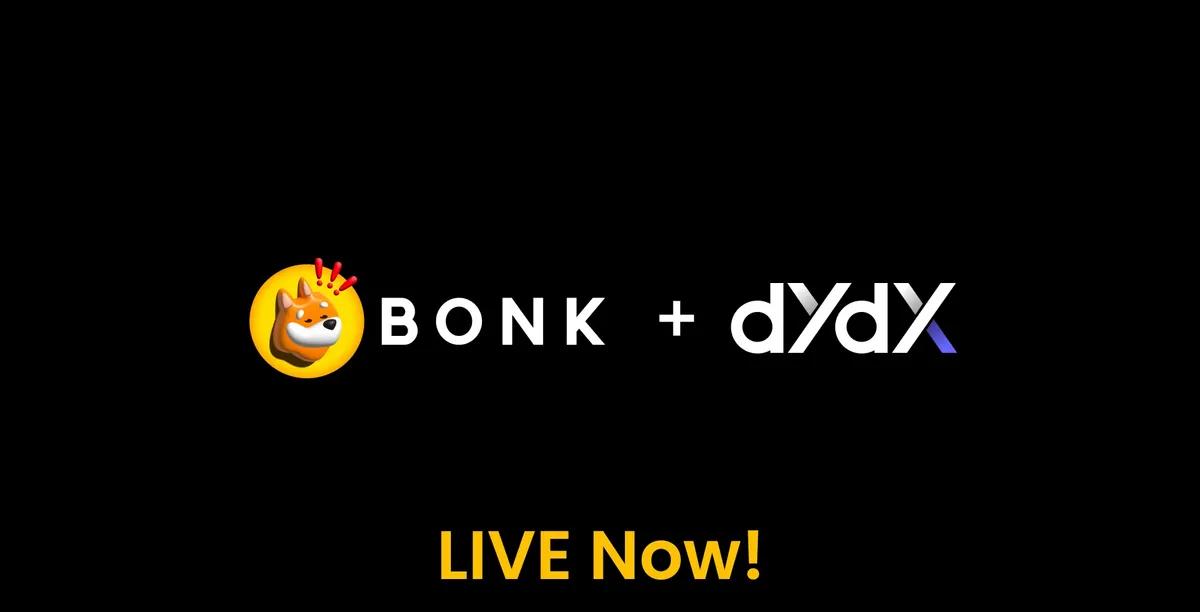 Bonk lancerer BONKTrade: En fællesskabsdrevet DEX drevet af dYdX