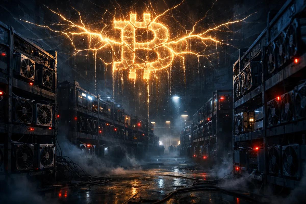 Bitcoin Hashrate falder 4%, potentielt bullish signal for prisen