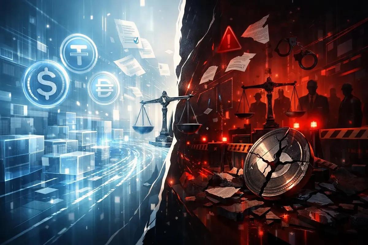 Skarp kontrast i brugen af stablecoins