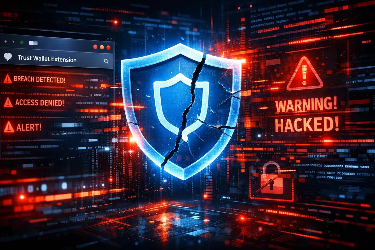 Mulig hacking af Trust Wallet-browserudvidelse: Millioner stjålet fra brugere
