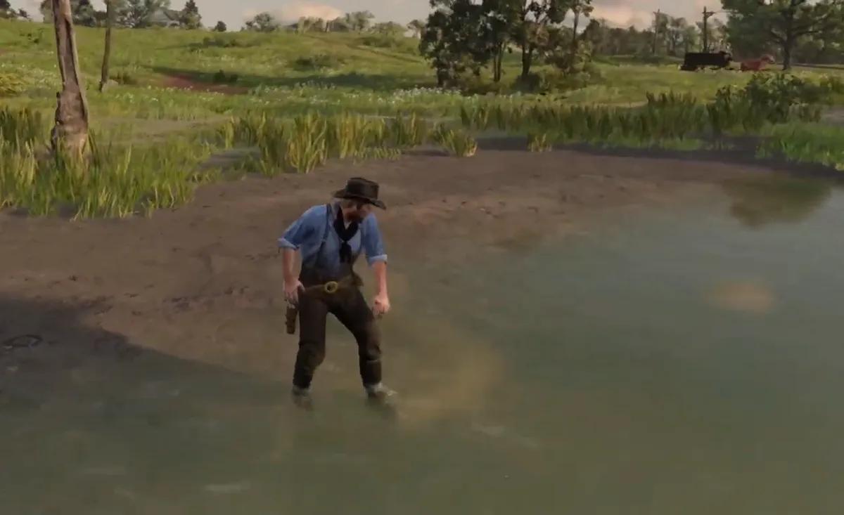 Red Dead Redemption 2 Mod tilføjer korrekt vask i floder og søer
