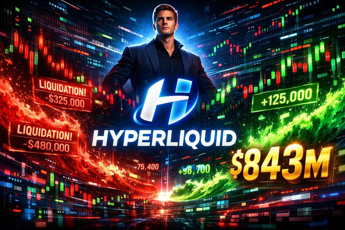 James Wynn løftede Hyperliquid til toppen: Hvordan hypen omkring likvidationer bragte platformen 843 millioner dollars i 2025