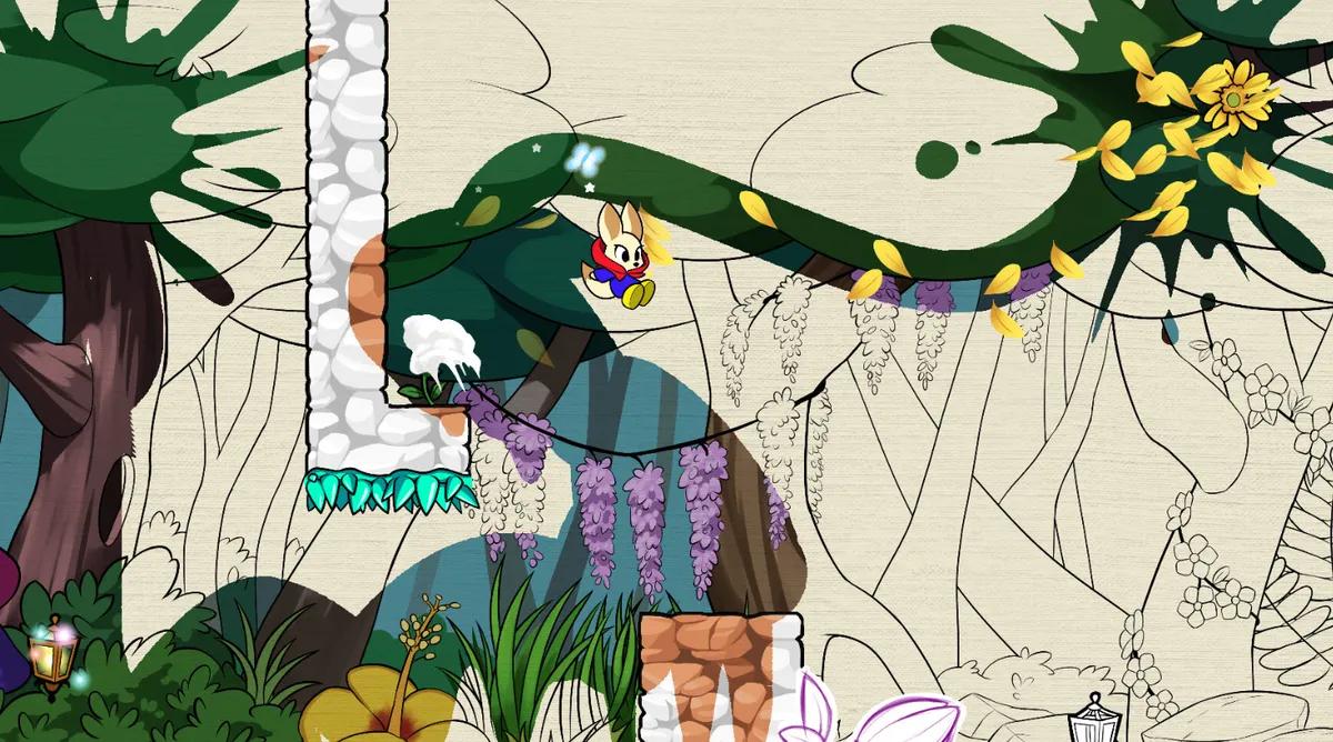 Pigment bringer et komplet gratis platformspil til Steam uden monetisering