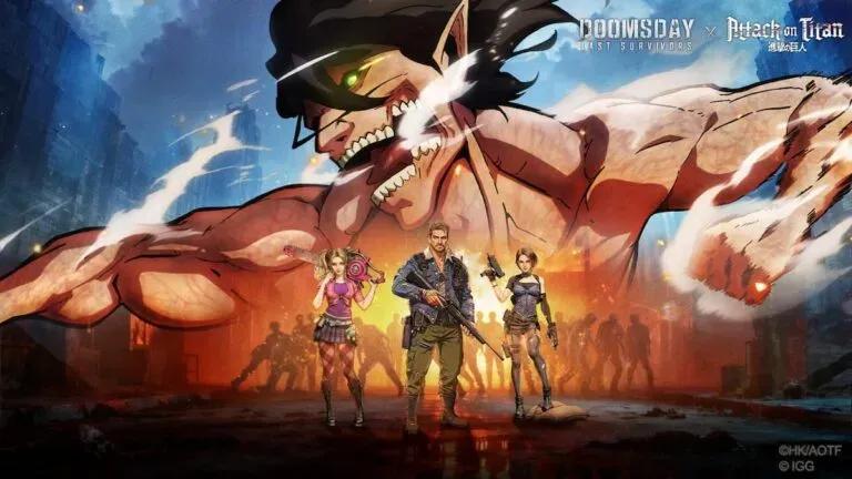Dommedag: Last Survivors lancerer Attack on Titan-crossover, der starter i 2026