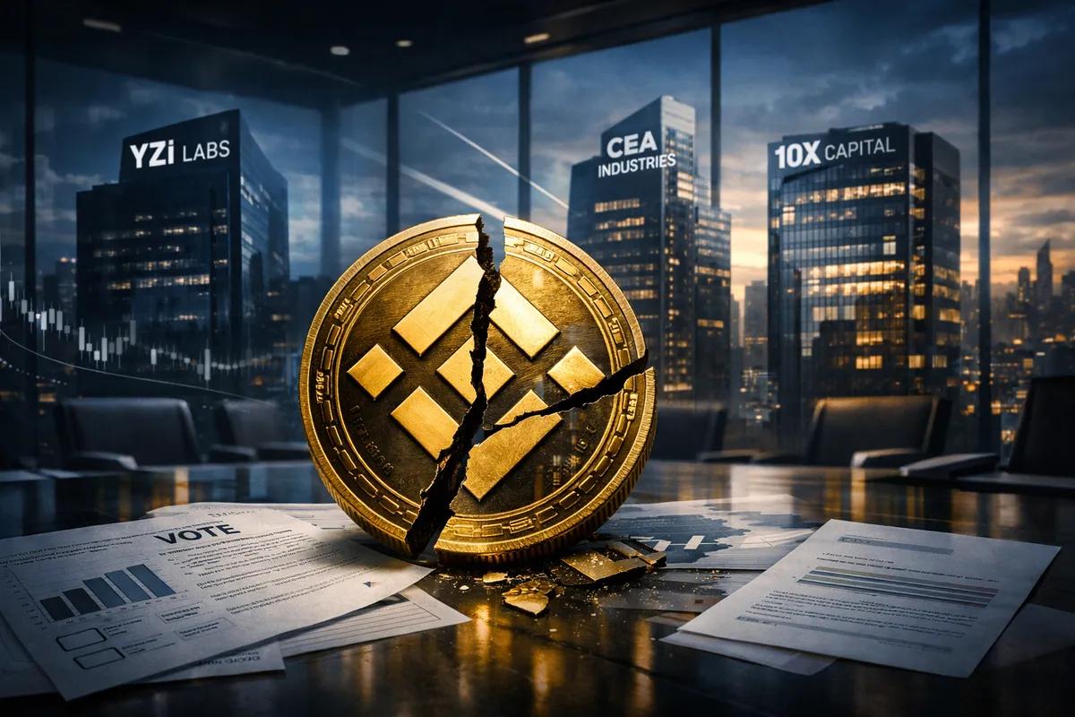 YZi Labs optrapper kampen med CEA Industries og 10X Capital over BNB Treasury Pivot og bekymringer om ledelse