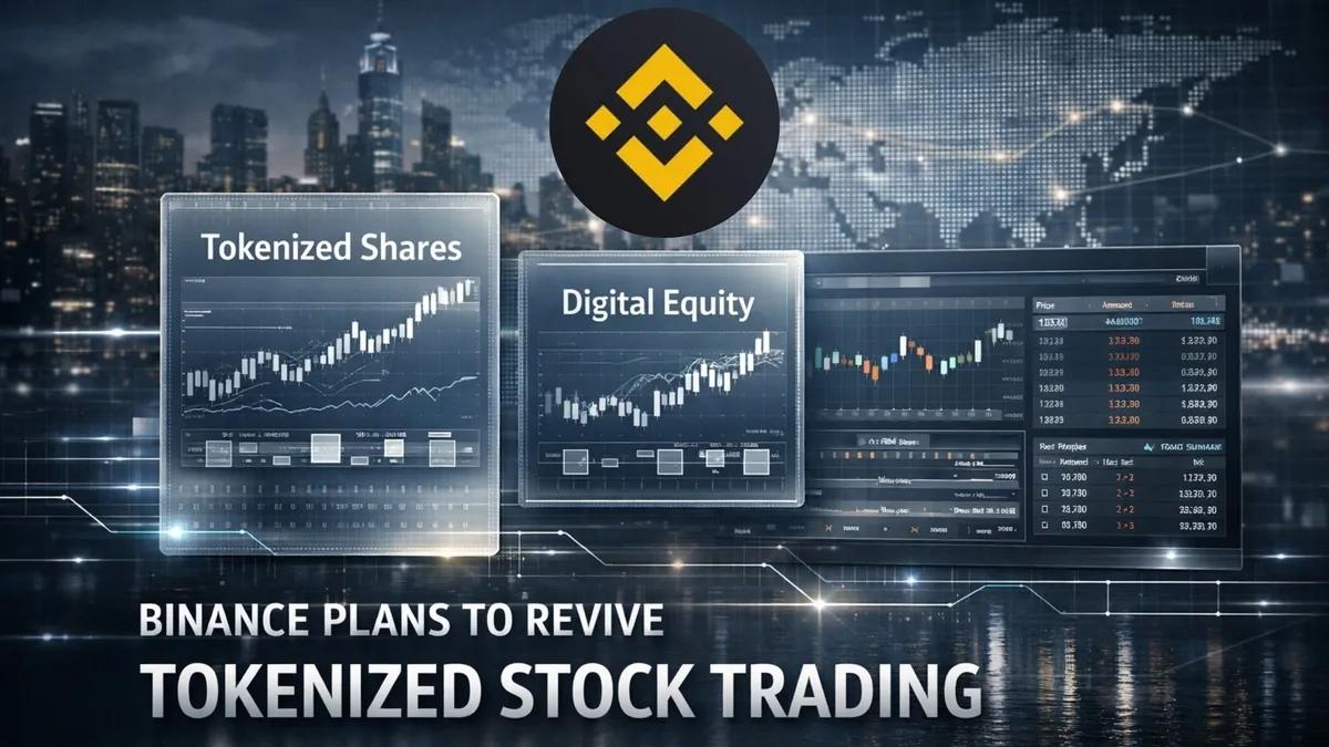 Binance planlægger at genoplive tokeniseret aktiehandel