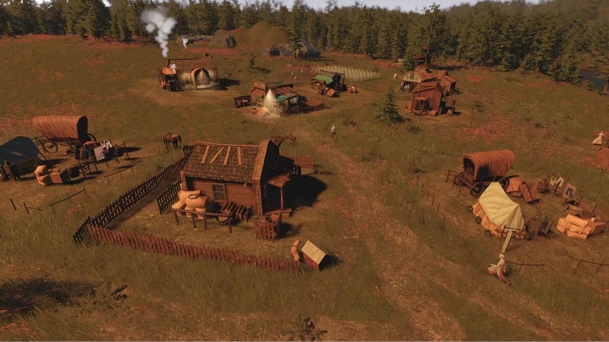 Wild West Pioneers tilbyder en gratis demo, der kombinerer det gamle vesten med kolonisimulering