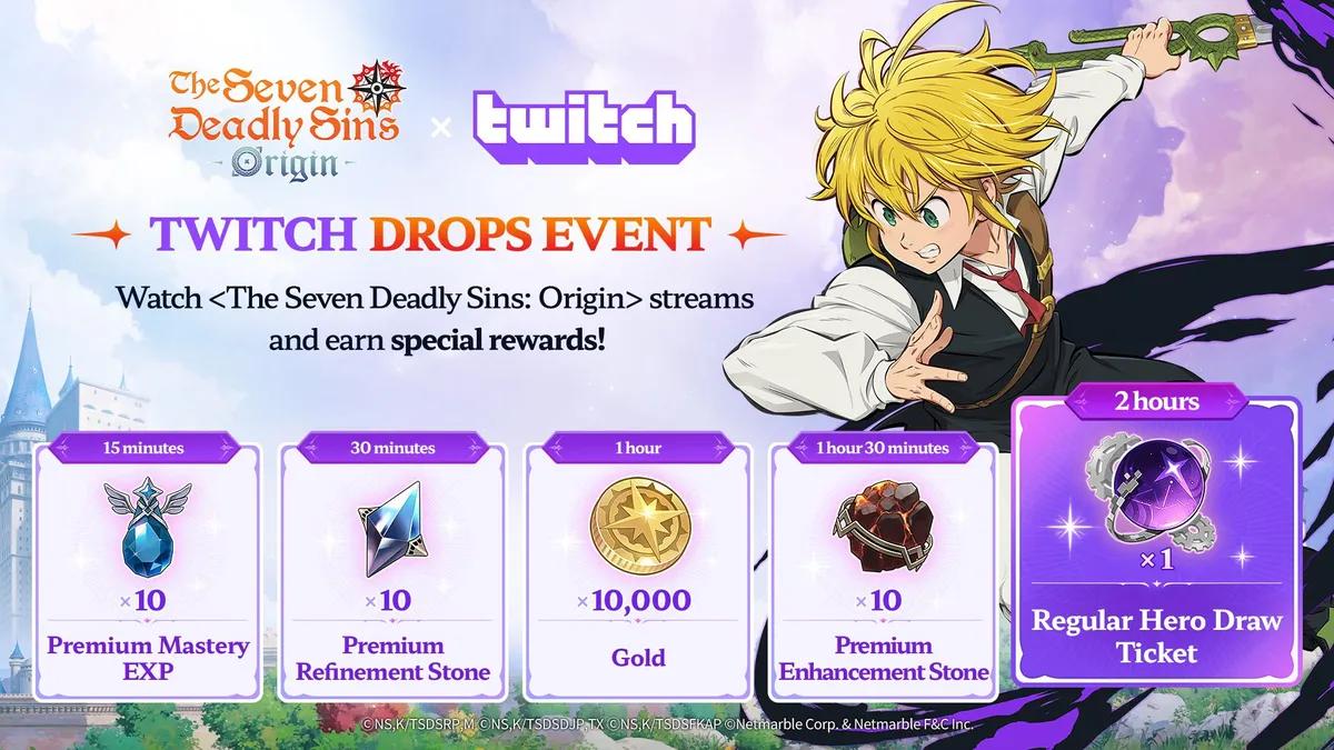 Netmarble annoncerer Twitch Drops-begivenhed for De syv dødssynder: Origin