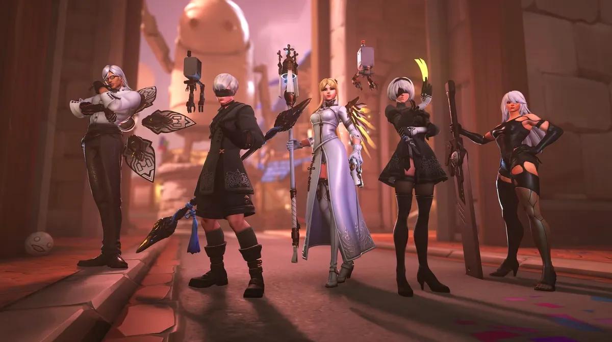 Overwatch x NieR: Automata-samarbejdet går live med fem premium-skins