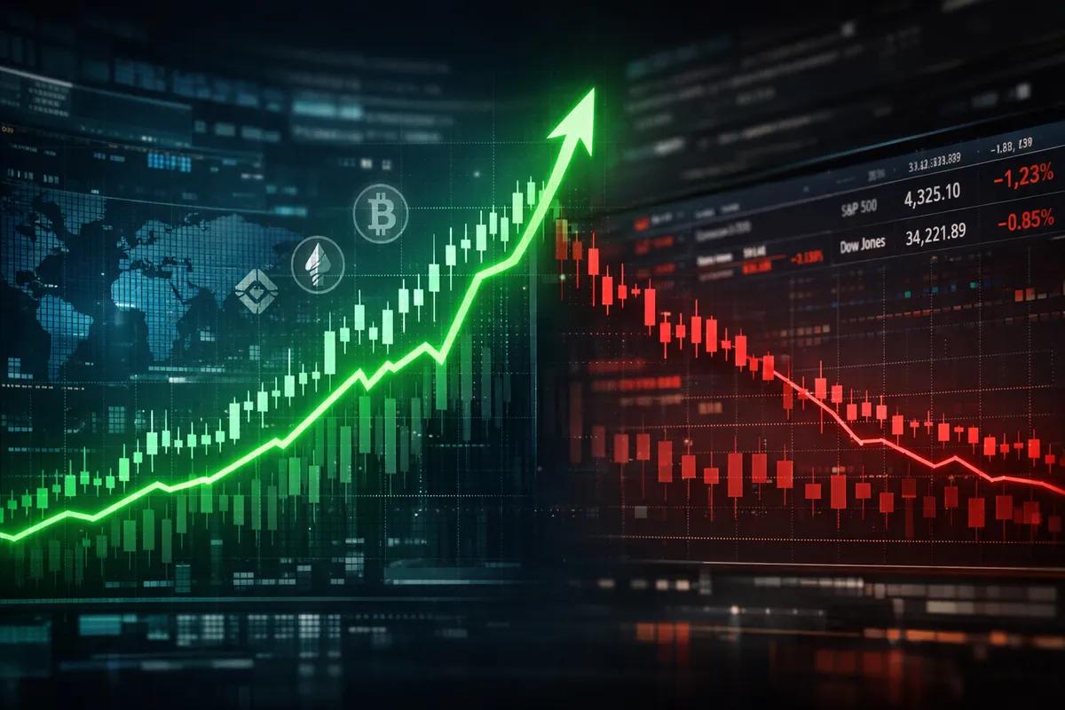 Krypto klarer sig bedre end det amerikanske aktiemarked
