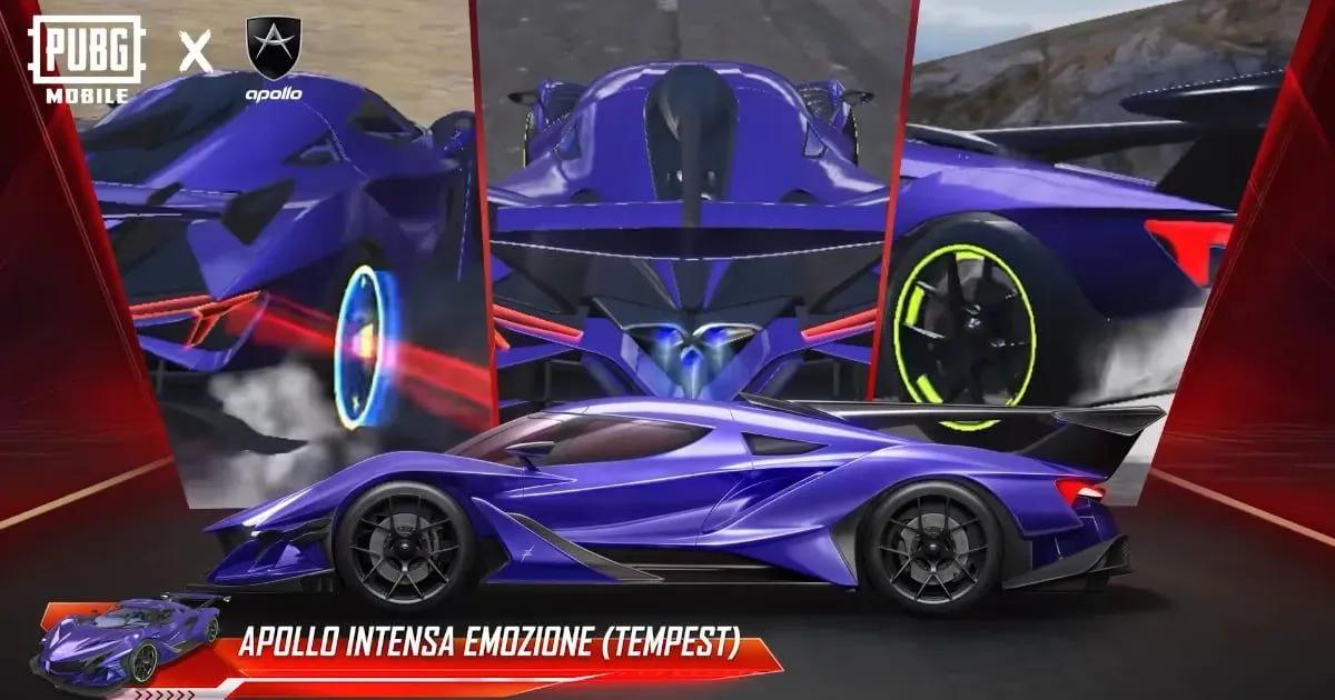 PUBG Mobile x Apollo Automobil bringer eksklusive hyperbiler til spillet i marts