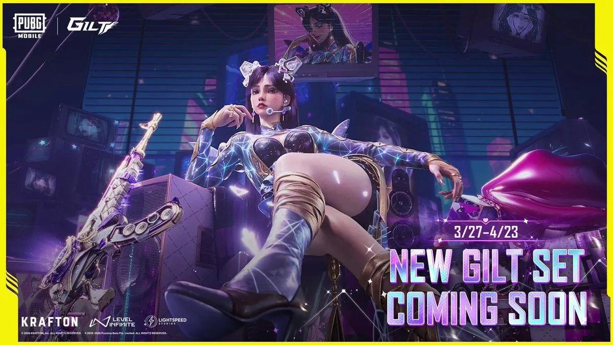 PUBG Mobile Dimensional Diva Gilt-sæt ankommer med futuristisk stil og opgraderbar AKM