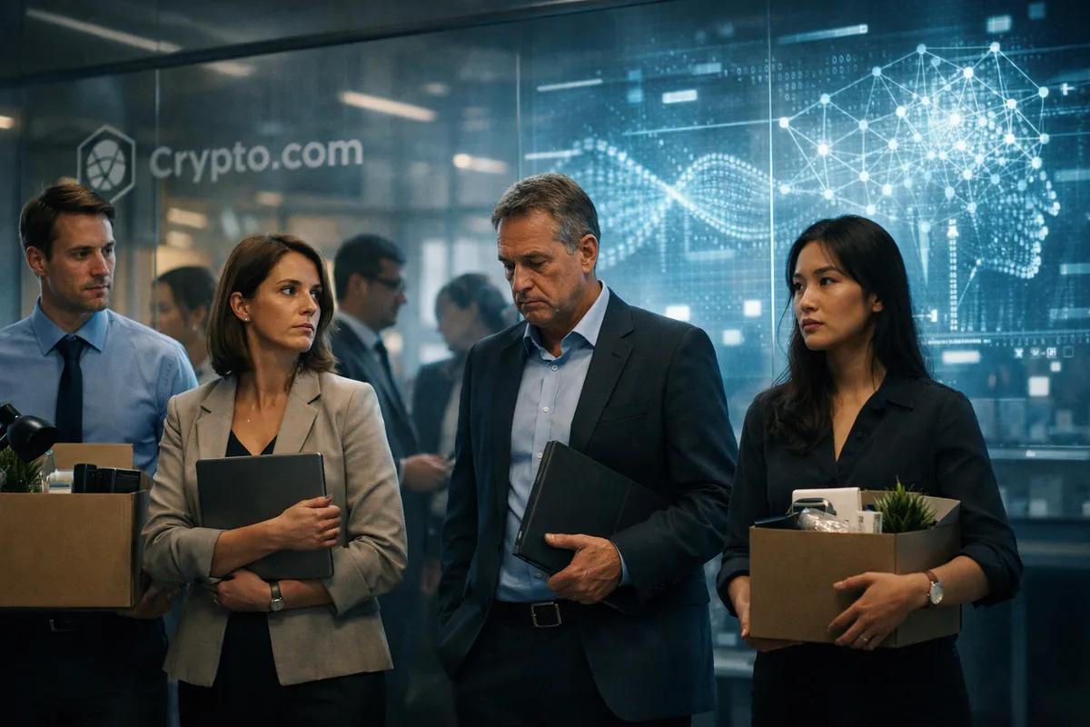Crypto.com afskediger 12% af sine medarbejdere midt i større AI-integration
