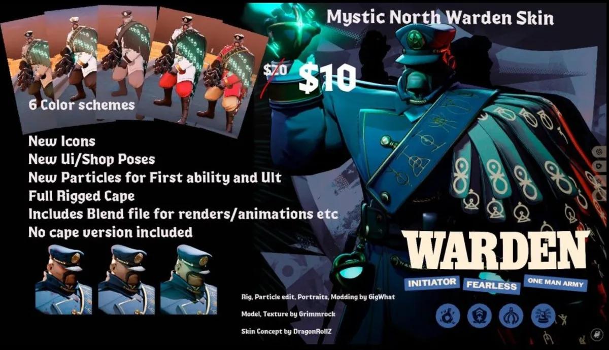 Deadlock Modder sælger skin til 20 dollars, før Valve tilføjer indtægtsgenerering