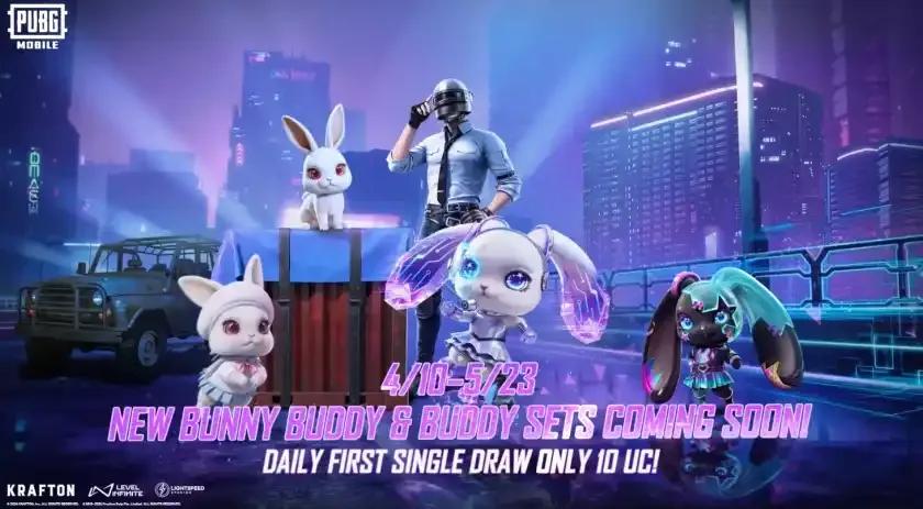 PUBG Mobile Bunny Buddy Event er live - eksklusive skins, belønninger og spins