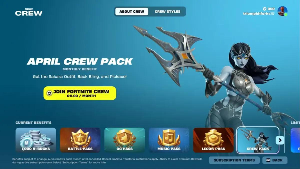 Fortnite Crew maj 2026 — Damon Skin afsløret og V-Bucks ændringer på vej