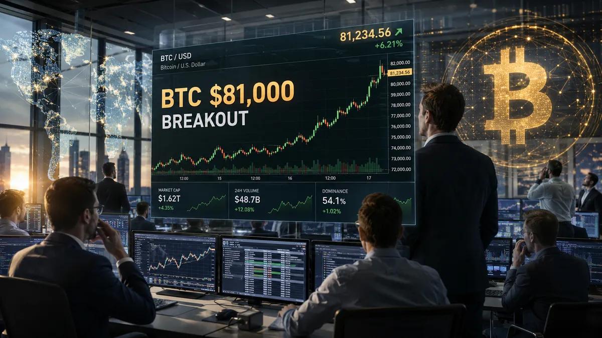 Kryptomarkedet i maj 2026: Bitcoin bryder 81.000 dollars
