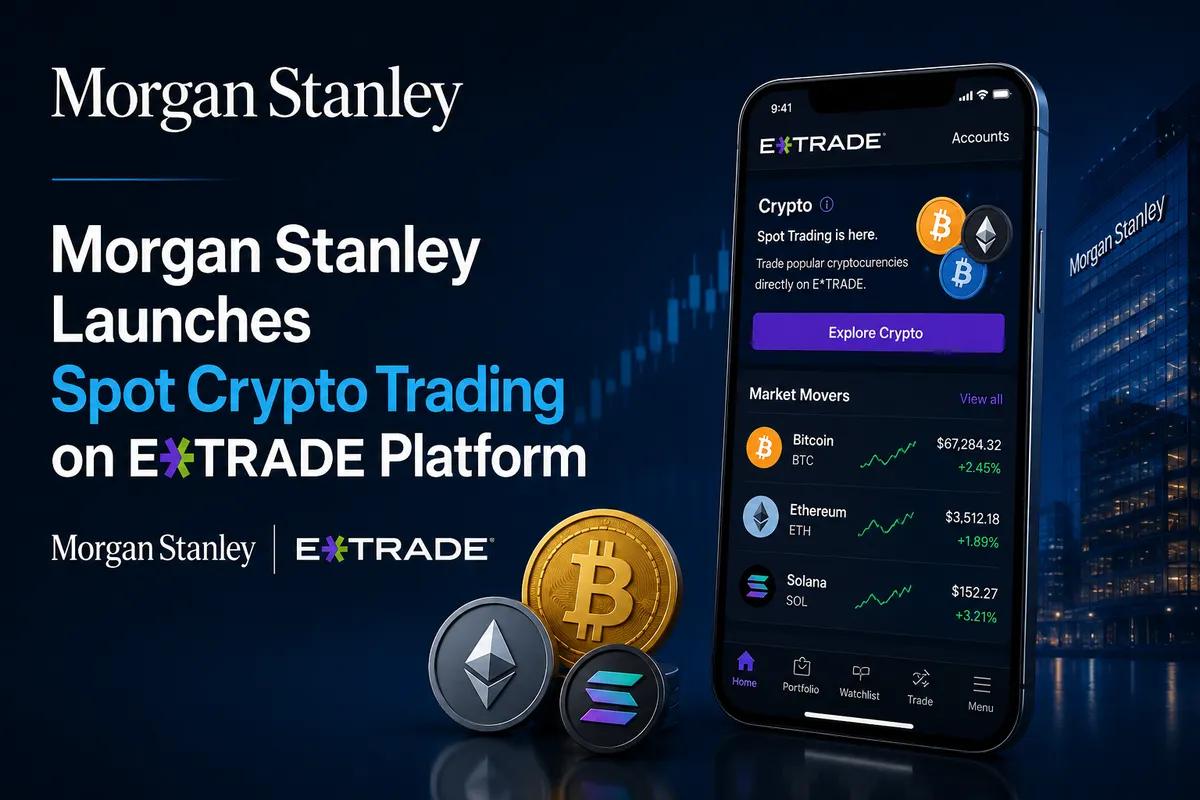 Morgan Stanley lancerer spotkryptohandel på E*Trade-platformen