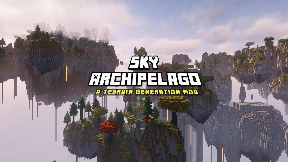Minecraft får massiv flydende ø-verden med Sky Archipelago Mod 