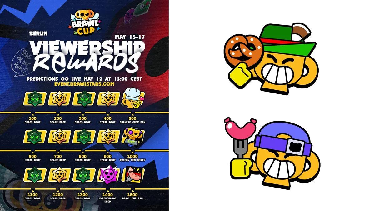 Brawl Stars-spillere kan nu få en gratis Berlin-pin forud for Brawl Cup 2026