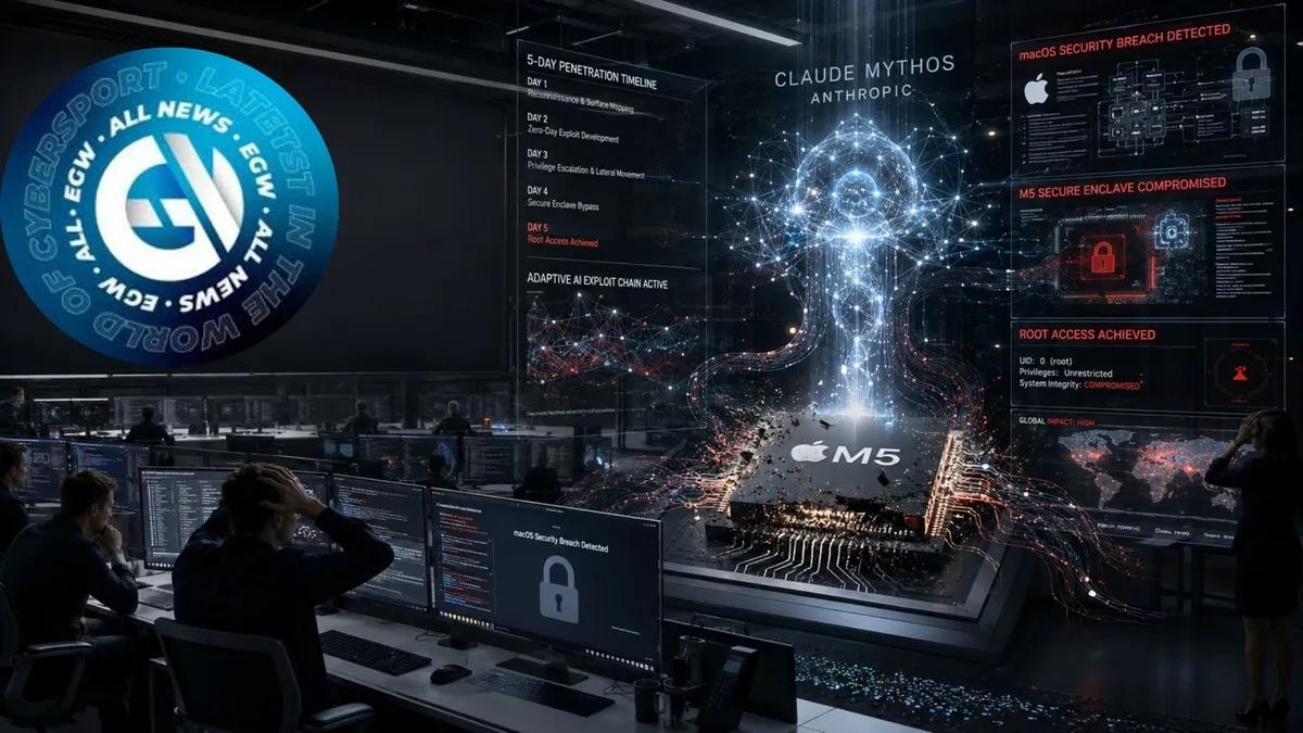 AI HAR NETOP KNÆKKET macOS PÅ 5 DAGE, Claude Mythos fra Anthropic smadrer Apples M5 Security Fortress