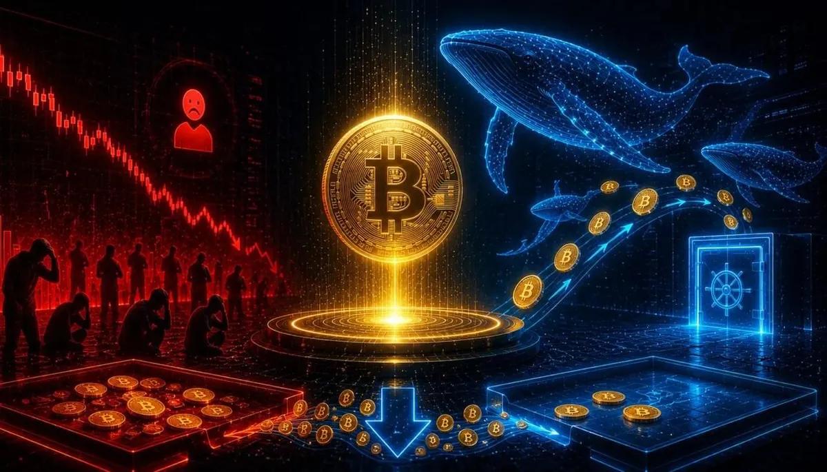 Næsten 11.000 BTC forlod børserne på en uge, da hvaler købte, mens private investorer solgte