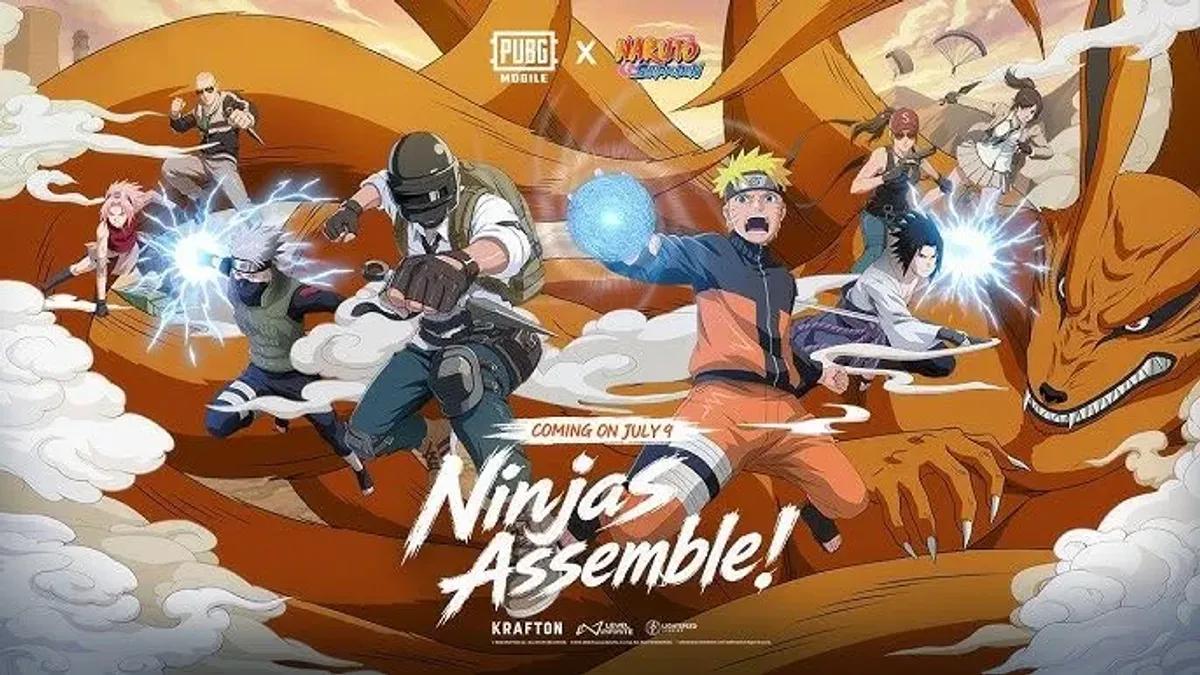 PUBG Mobile afslører 9 Naruto Shippuden-karakterskins