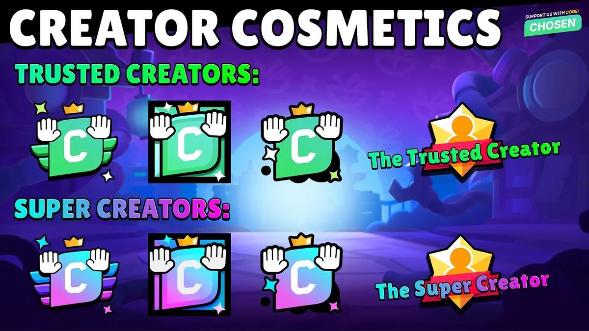 Brawl Stars-opdatering 68 tilføjer Creator Badges og nye kosmetiske elementer