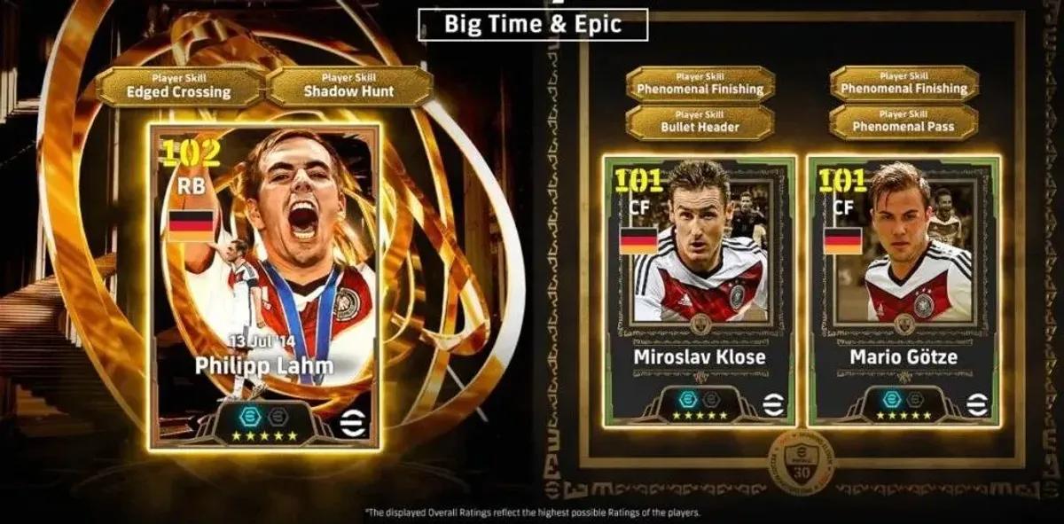 eFootball 2026 udvides med »Germany 2014 Epic Pack« med Klose og Götze