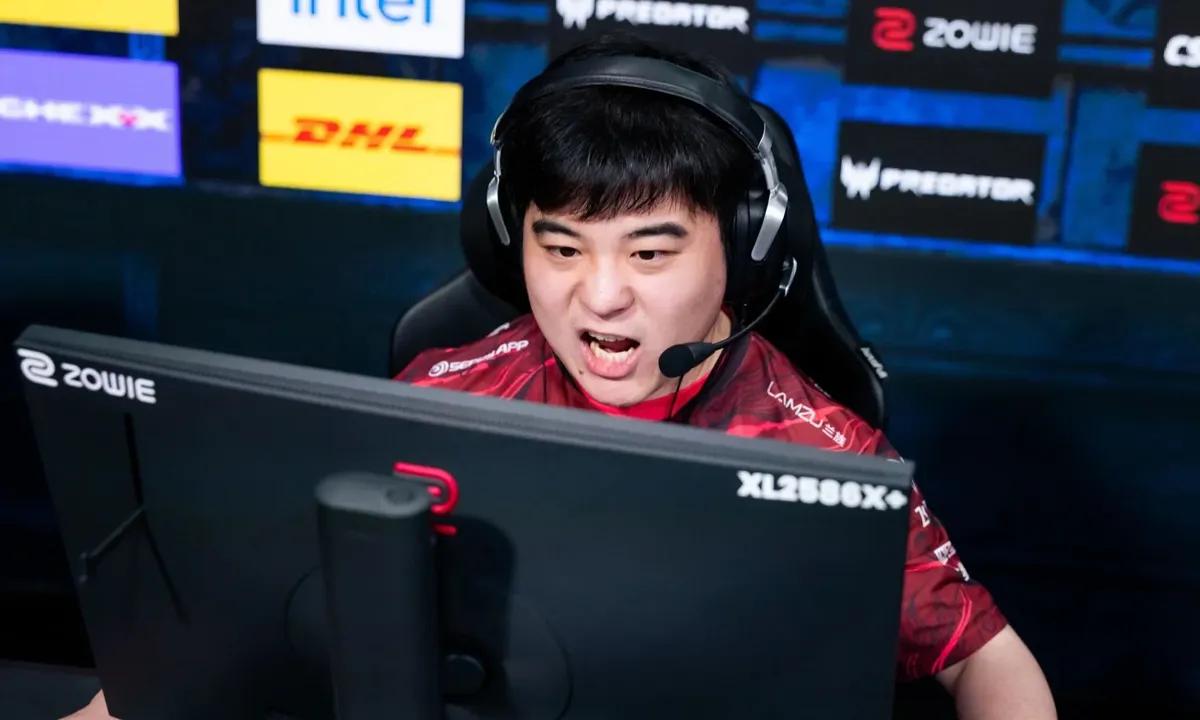 TYLOO uddeler bøde til Jee efter upassende opførsel foran kameraet under en kamp