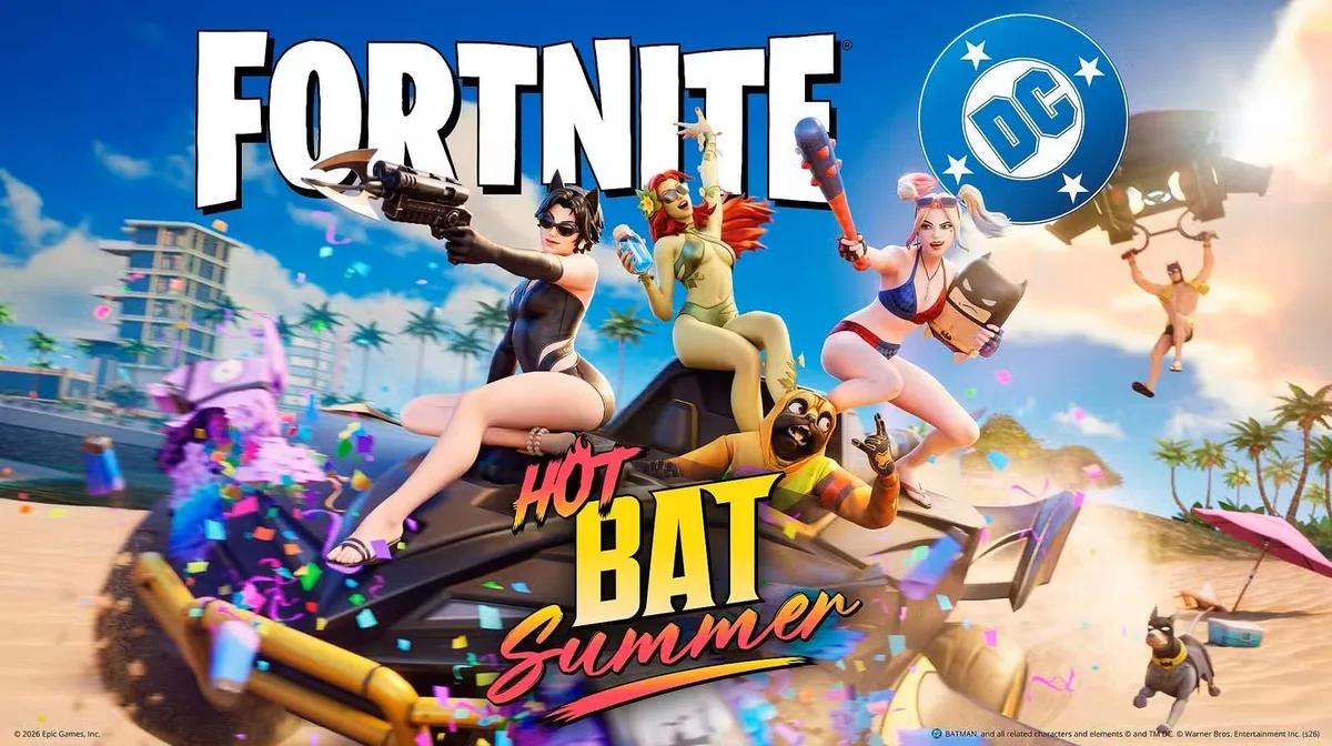Fortnites DC-sommerbegivenhed starter den 16. juli med indhold med Batman-tema