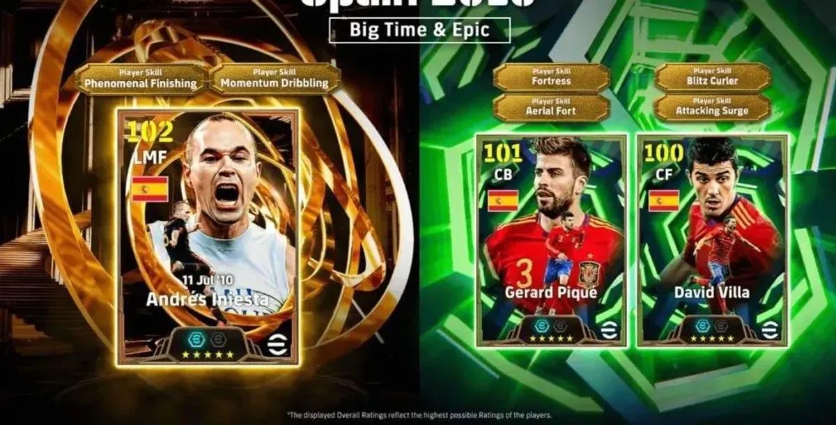 Opdateringen til eFootball 2026 tilføjer »Spain 2010 Epic Pack« og liga-fase 13