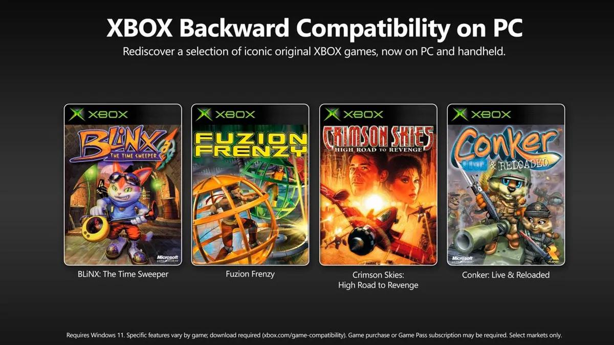 Xbox har annonceret bagudkompatibilitet på PC; fire spil er tilgængelige foreløbig