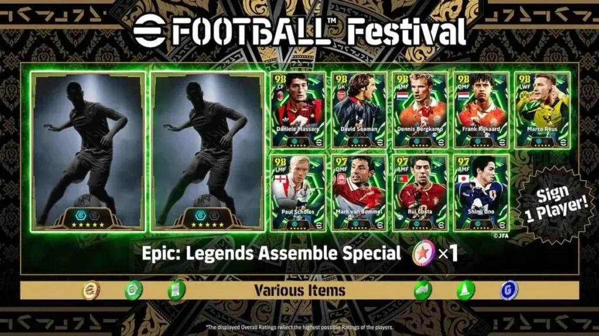 eFootball 2026 starter fodboldfestivalkampagne med gratis episk spillerbelønning