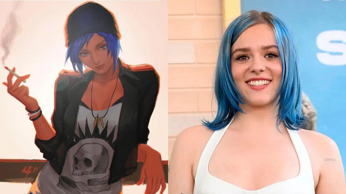Et mere detaljeret kig på, hvordan Maisy Stella muligvis vil se ud som Chloe i tv-serien »Life is Strange«