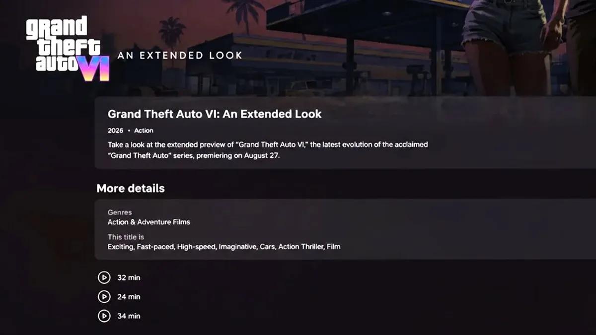 Grand Theft Auto VI: Ifølge rygter skal en udvidet serie på Netflix bestå af tre episoder