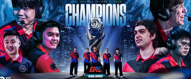 Global Esports bliver mester i VCT 2026: Pacific, fase 2