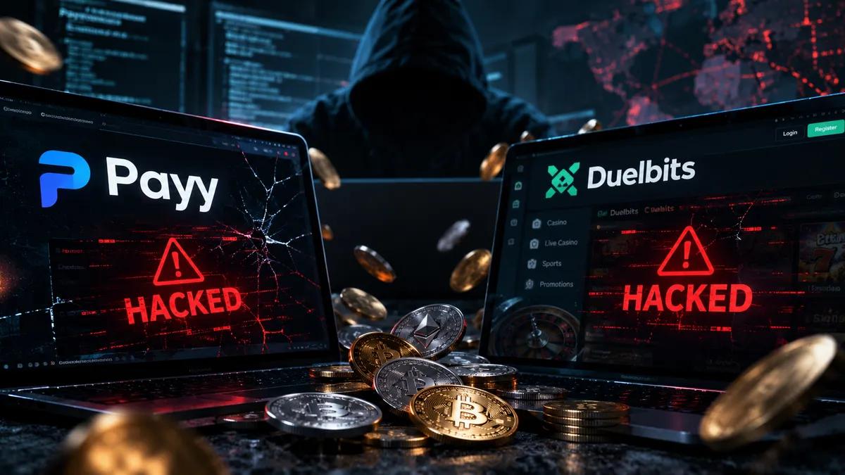 Payy og Duelbits hacket samme dag for 1,8 millioner dollars og 4,3 millioner dollars