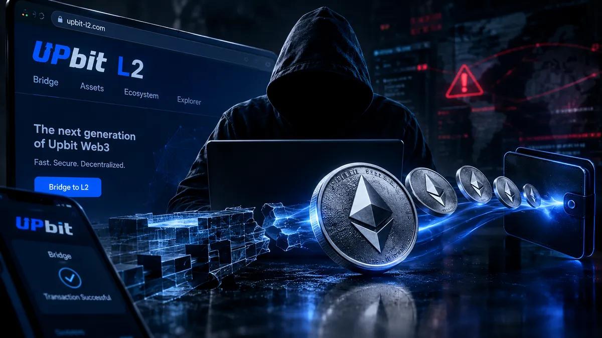 Svindlere byggede en falsk Upbit L2 og stjal $2 millioner i ETH