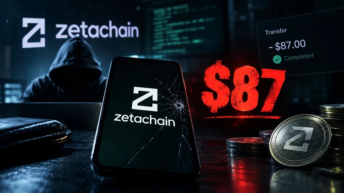 ZetaChain blev angiveligt hacket for 87 dollars. Ikke millioner. Dollars.