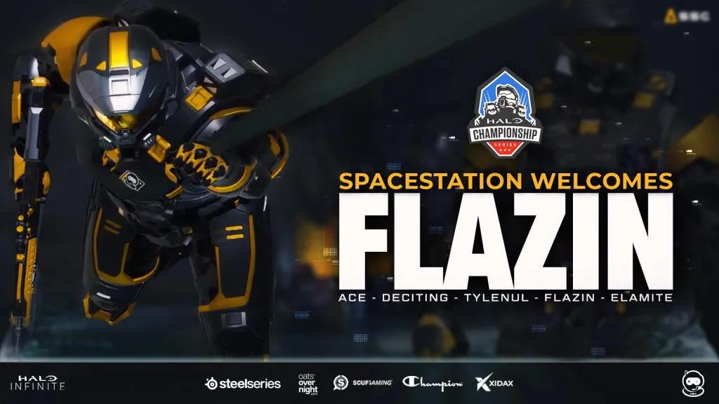 Flazin blev den fjerde spiller Spacestation Gaming