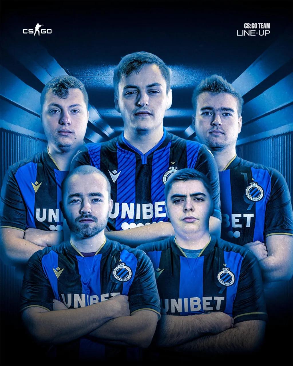 EClub Brugge fuldførte deres CS: GO-liste