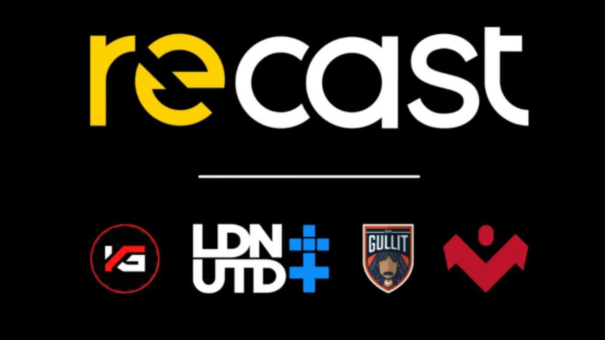 Recast bliver partner med Viperio, LDN UTD, Team Gullit og Katana Gaming