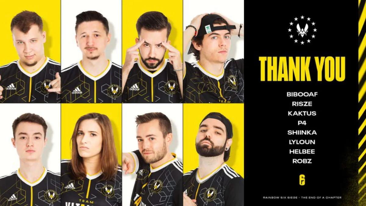 Team Vitality forlader Rainbow Six