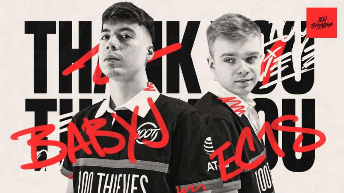 100 Thieves adskiller sig med ec1s og BabyJ