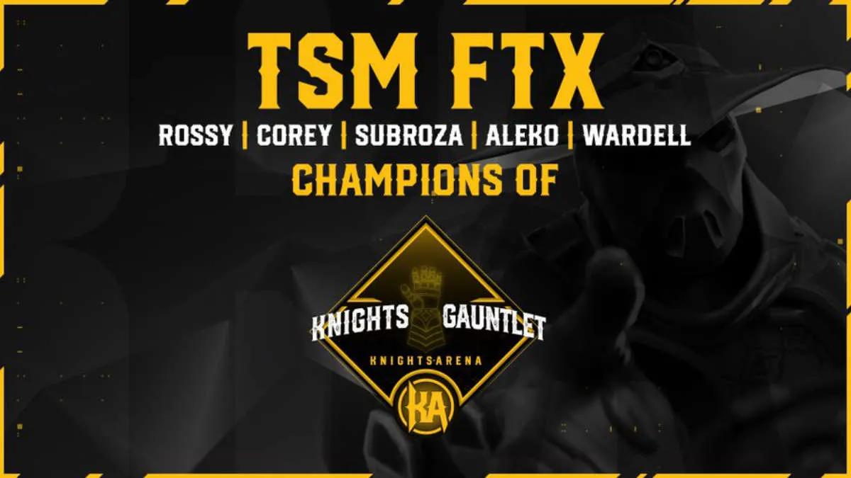 TSM blev vinderen af Knights Arena Monthly Gauntlet 2022: February