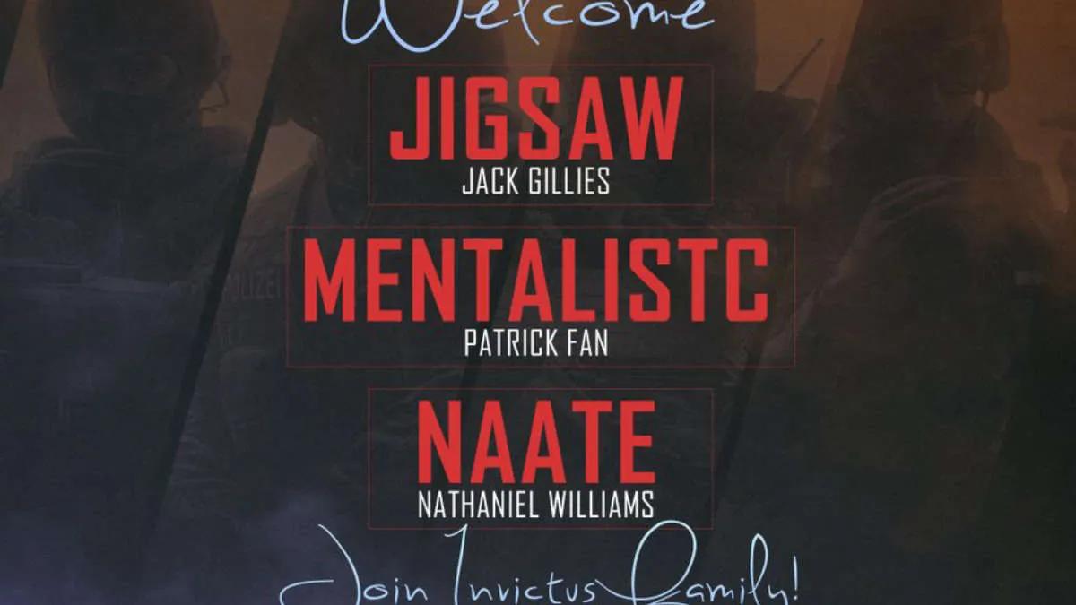 naate, Jigsaw og MentalistC sluttede sig til Invictus Gaming