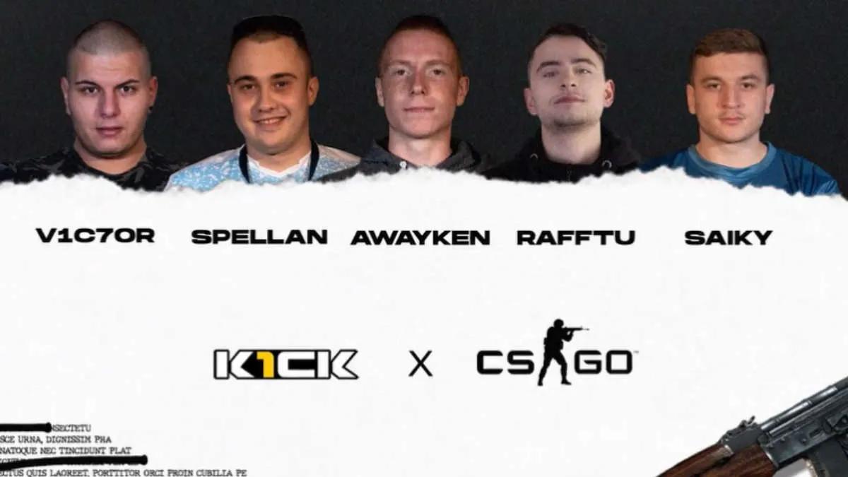 K1CK vendte tilbage til CS:GO med en ny bulgarsk liste