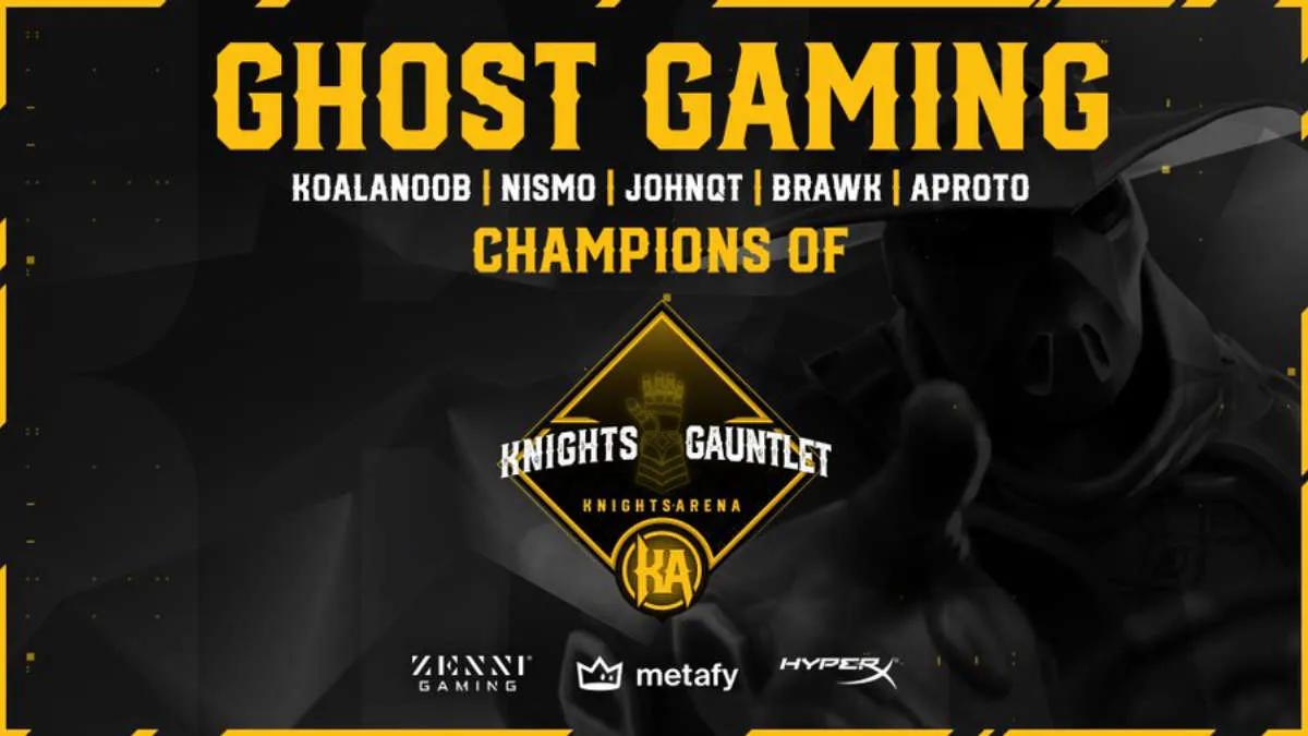 Ghost Gaming blev vinderen af Knights Arena Monthly Gauntlet 2022: March