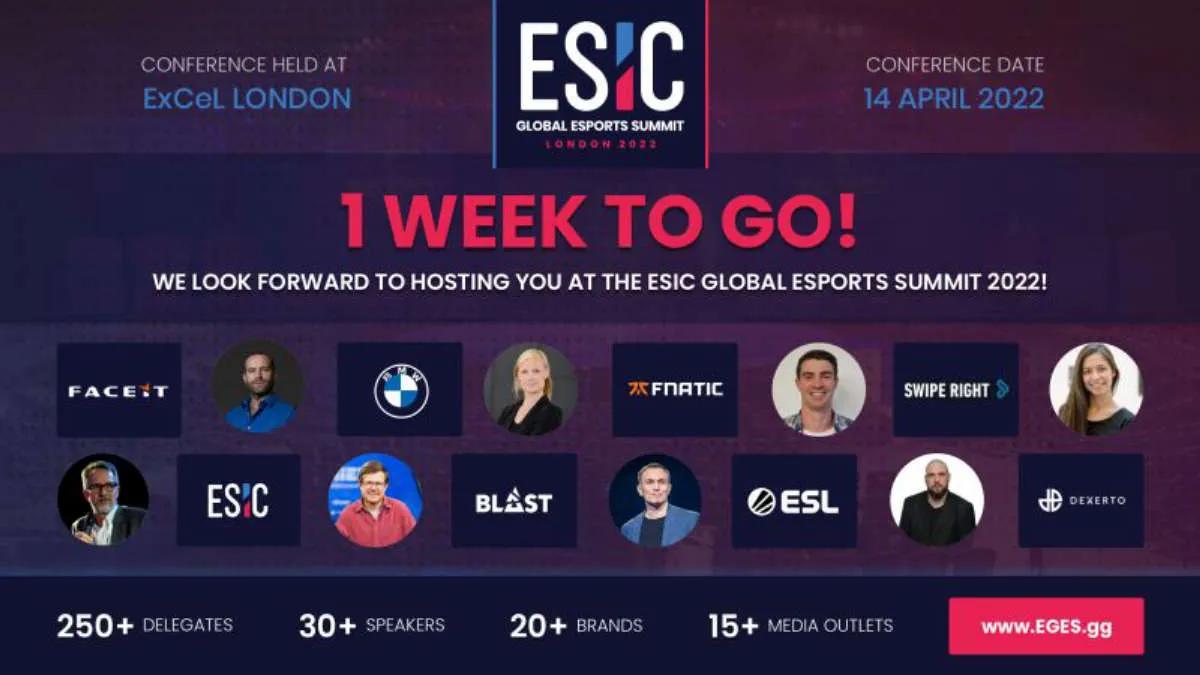 ESIC for at afholde esport-topmøde i London